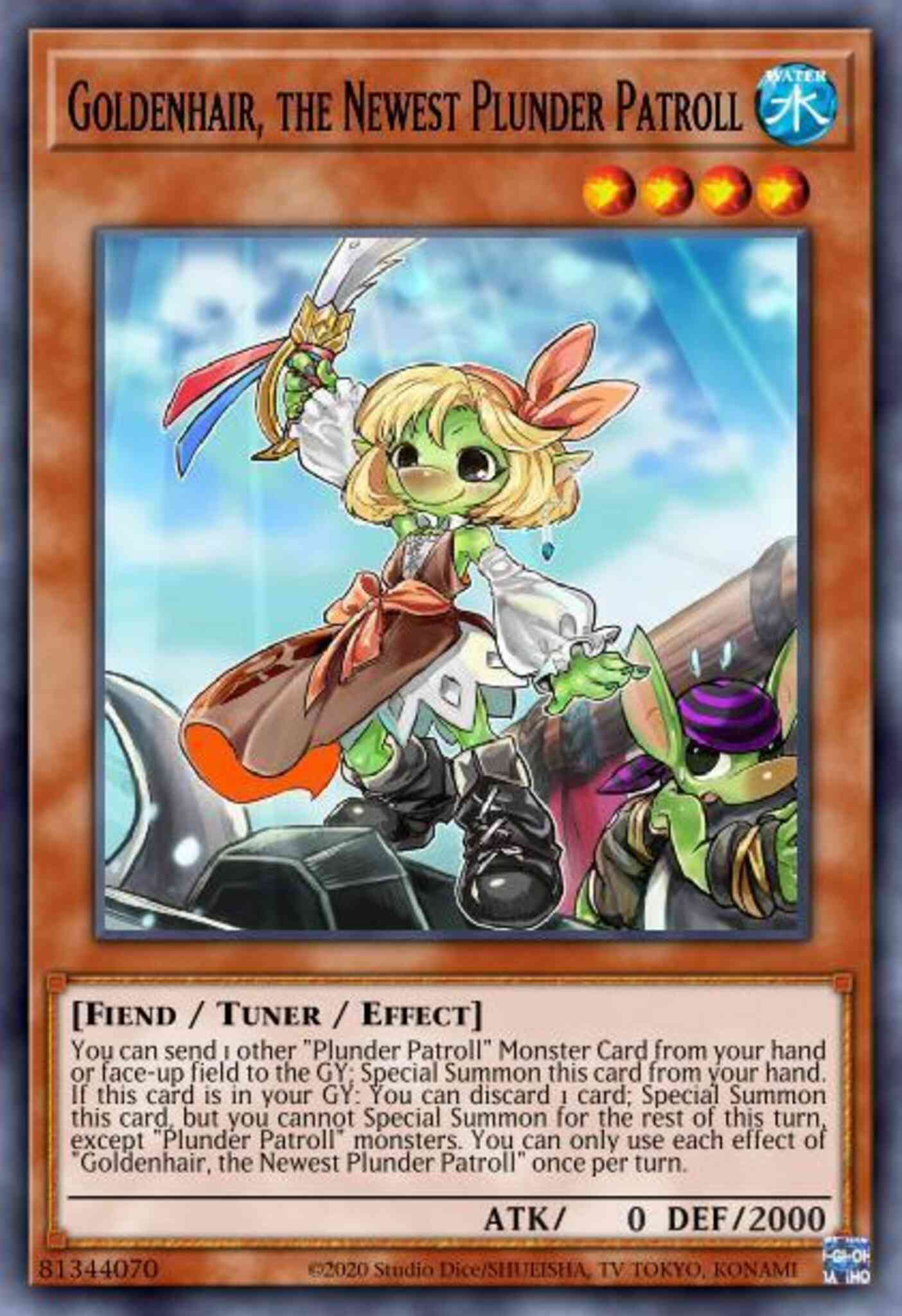 Goldenhair, the Newest Plunder Patroll - ETCO-EN086 - Common - 1st Edition