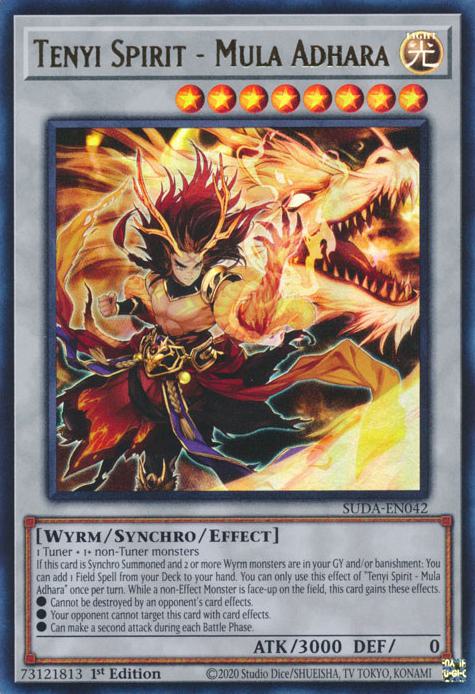Tenyi Spirit - Mula Adhara - SUDA-EN042 - Ultra Rare - 1st Edition