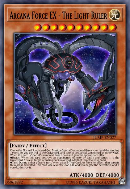 Arcana Force EX - The Light Ruler - SP13-EN044 - Starfoil Rare - 1st Edition