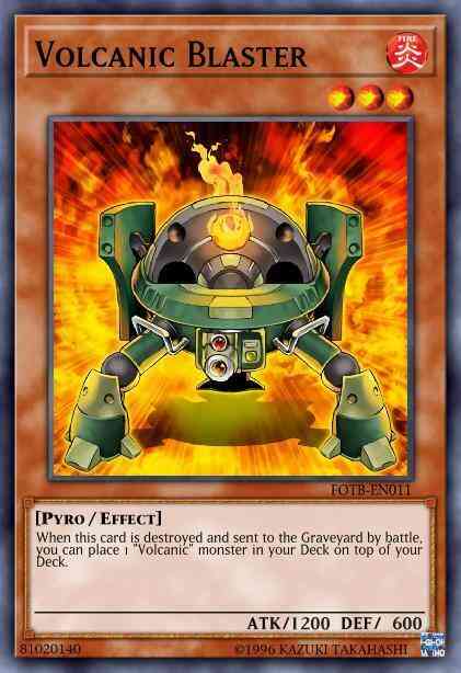 Volcanic Blaster - FOTB-EN011 - Common - 1st Edition