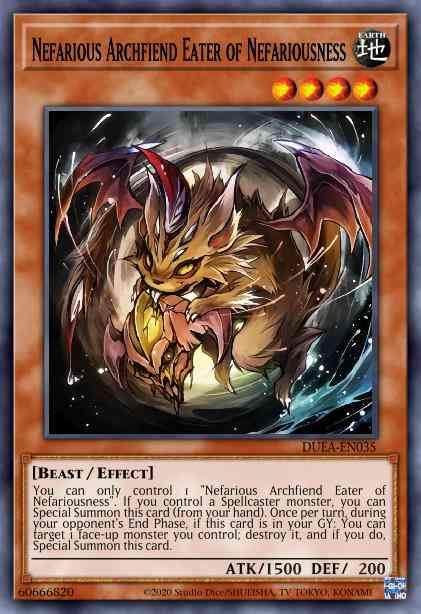 Nefarious Archfiend Eater of Nefariousness - DUEA-EN035 - Common - Unlimited