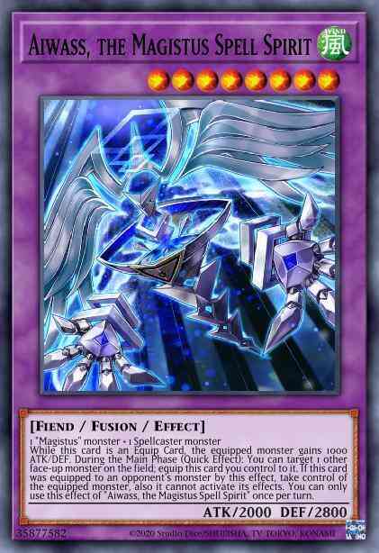 Aiwass, the Magistus Spell Spirit - GEIM-EN005 - Super Rare - 1st Edition