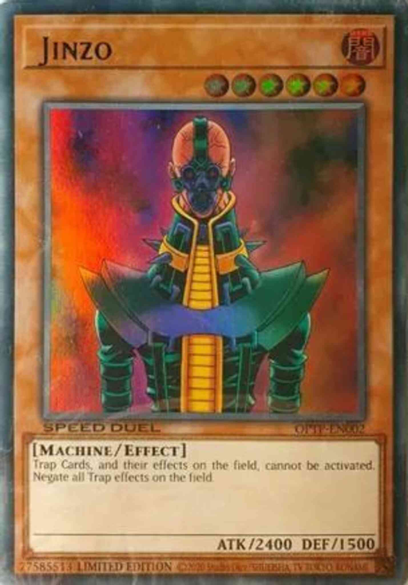 Jinzo - OPTP-EN002 - Ultra Rare - Limited