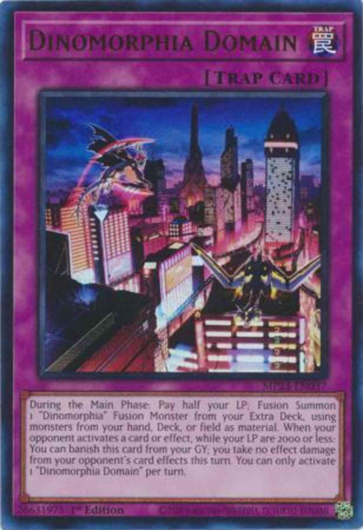 Dinomorphia Domain - MP23-EN037 - Ultra Rare - 1st Edition