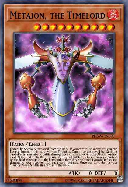 Metaion, the Timelord - PGL2-EN034 - Gold Rare - 1st Edition
