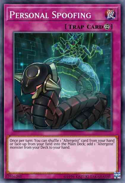 Personal Spoofing - OP09-EN012 - Super Rare - Unlimited