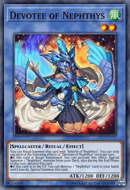 Devotee of Nephthys - HISU-EN005 - Secret Rare - 1st Edition