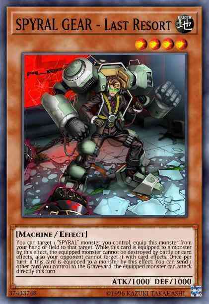 SPYRAL GEAR - Last Resort - MACR-EN087 - Rare - Unlimited