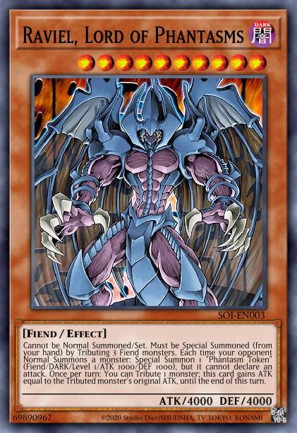 Raviel, Lord of Phantasms - SOI-EN003 - Ultra Rare - 1st Edition