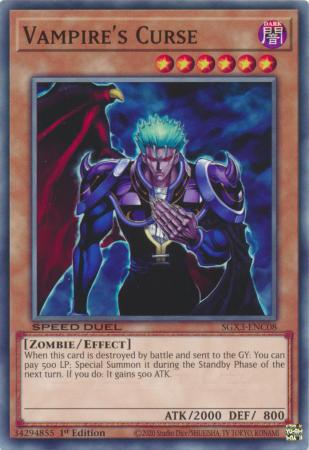 Vampire's Curse - SGX3-ENC08 - Common - 1st Edition