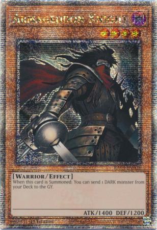 Armageddon Knight - RA03-EN002 - Quarter Century Secret Rare - 1st Edition