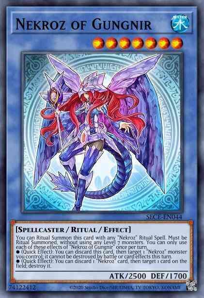 Nekroz of Gungnir - BLAR-EN077 - Ultra Rare - 1st Edition
