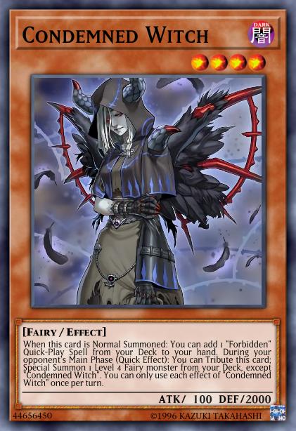 Condemned Witch - SOFU-EN028 - Secret Rare - 1st Edition