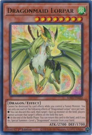 Dragonmaid Lorpar - RA03-EN022 - Ultra Rare - 1st Edition