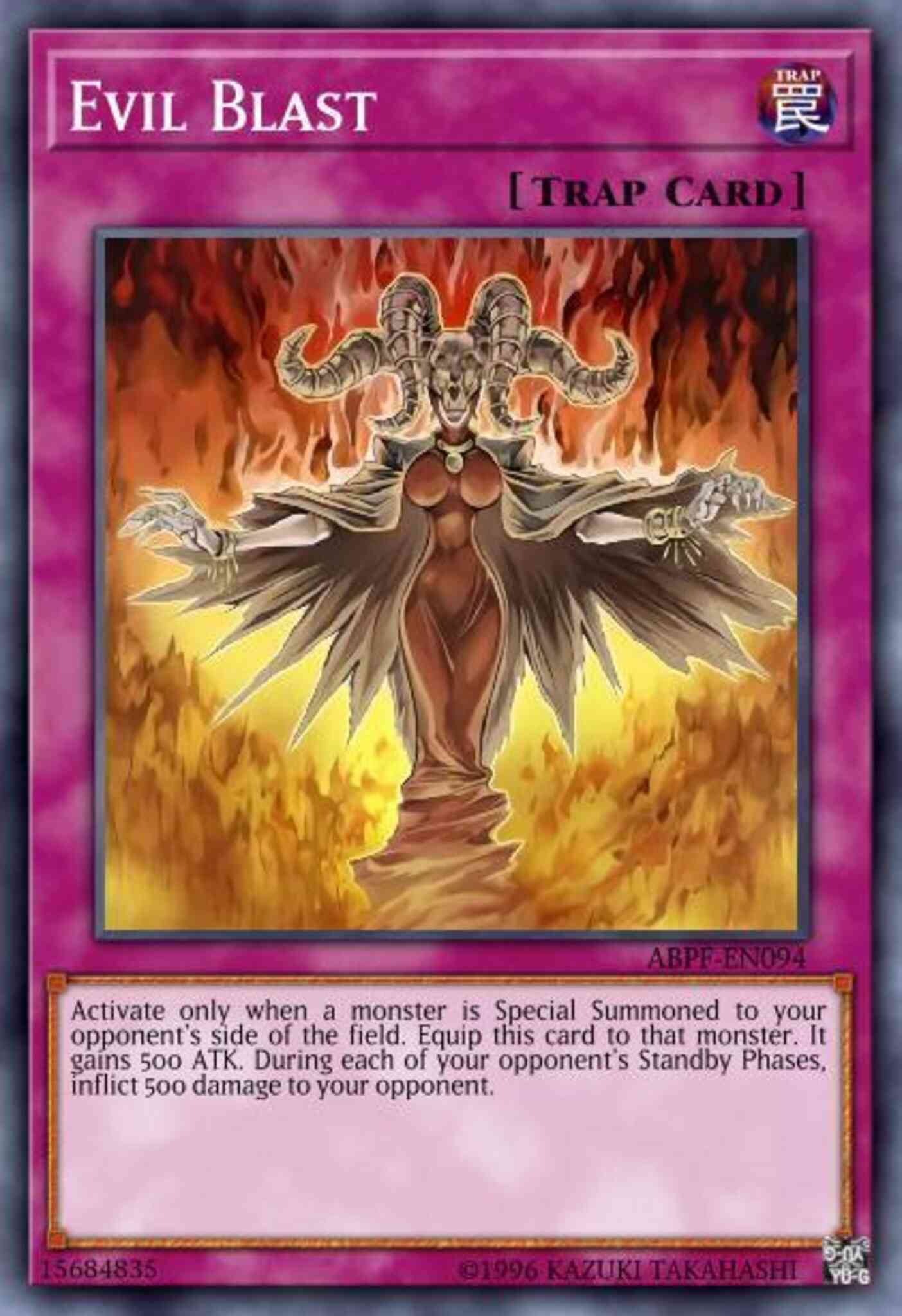 Evil Blast - ABPF-EN094 - Rare - 1st Edition