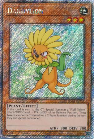 Dandylion - RA03-EN211 - Platinum Secret Rare - 1st Edition