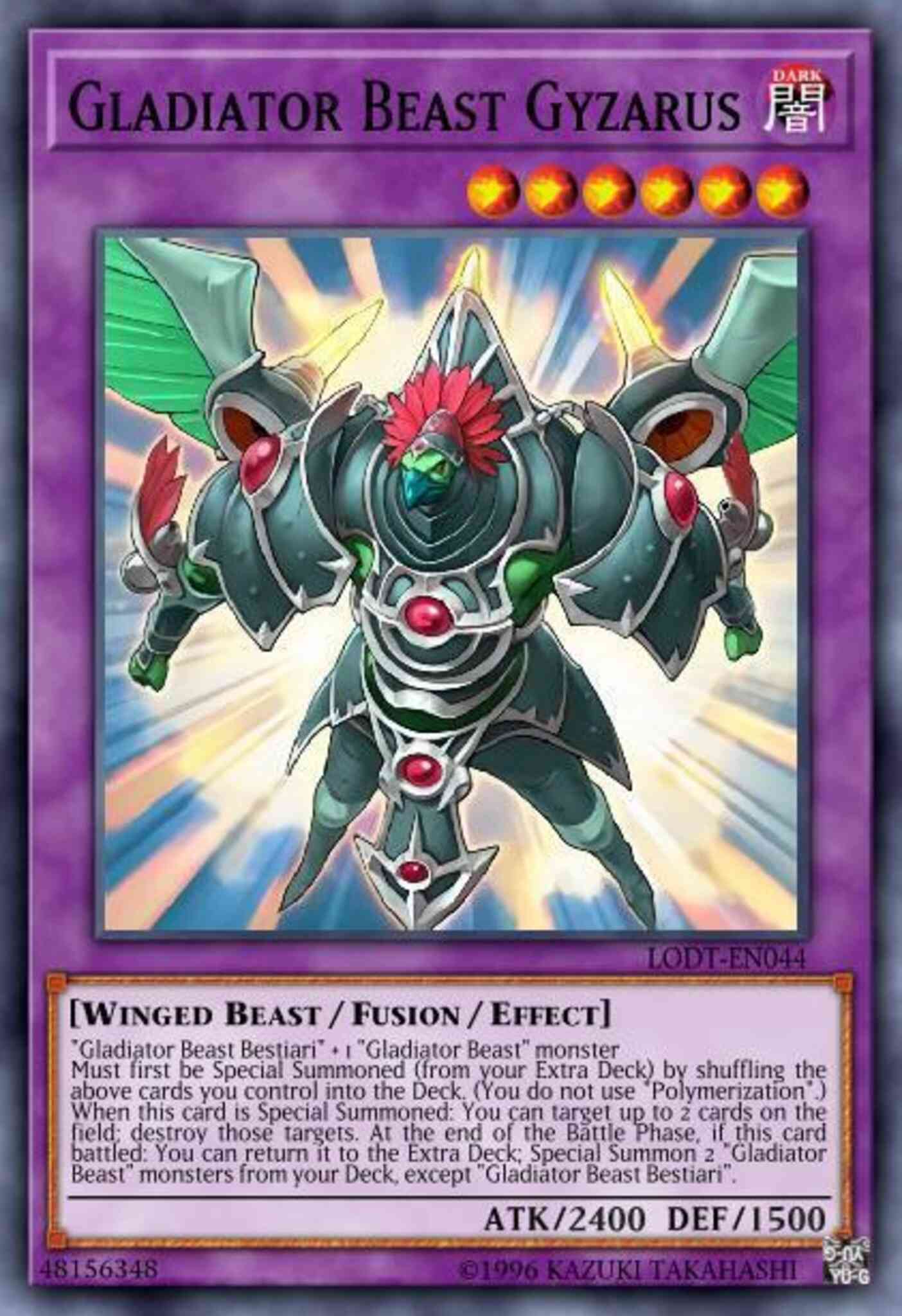 Gladiator Beast Gyzarus - DUSA-EN071 - Ultra Rare - 1st Edition