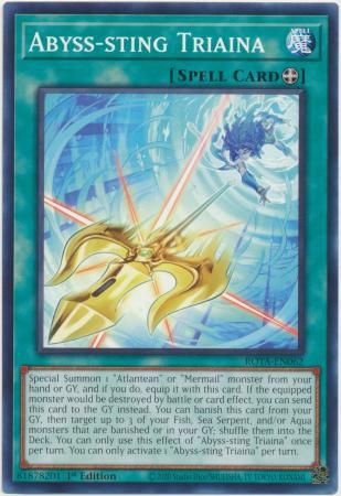 Abyss-sting Triaina - ROTA-EN062 - Common - 1st Edition