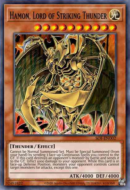 Hamon, Lord of Striking Thunder - CT03-EN006 - Secret Rare - Limited