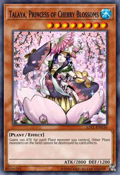 Talaya, Princess of Cherry Blossoms - JOTL-EN036 - Super Rare - Unlimited