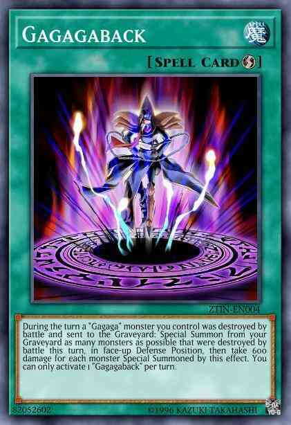 Gagagaback - ZTIN-EN004 - Super Rare - 1st Edition