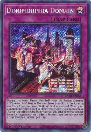 Dinomorphia Domain - BACH-EN068 - Secret Rare - 1st Edition