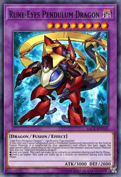 Rune-Eyes Pendulum Dragon - SDMP-EN043 - Common - 1st Edition