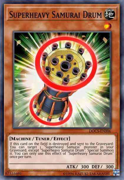 Superheavy Samurai Drum - MP16-EN110 - Common - 1st Edition