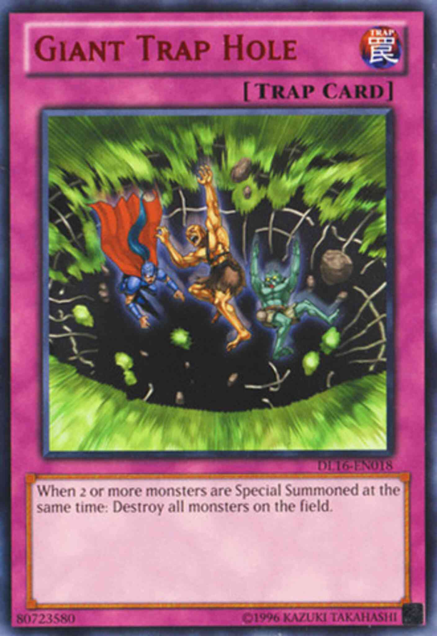 Giant Trap Hole (Red) - DL16-EN018 - Rare - Unlimited