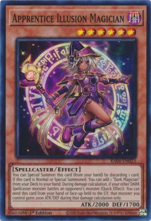 Apprentice Illusion Magician - RA04-EN023 - Super Rare - 1st Edition