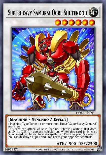 Superheavy Samurai Ogre Shutendoji - CORE-EN094 - Super Rare - Unlimited