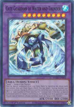 Gate Guardian of Water and Thunder - MAZE-EN006 - Super Rare - 1st Edition