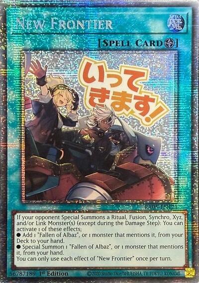 New Frontier - Stamp - RA05-EN121 - Starlight Rare - 1st Edition