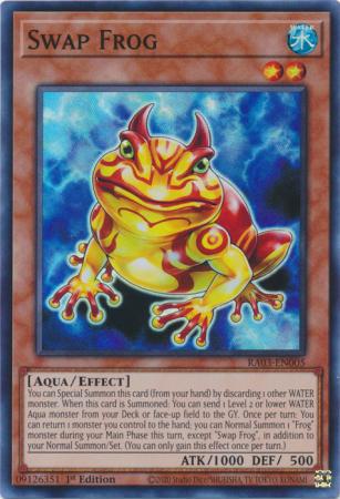 Swap Frog - RA03-EN005 - Super Rare - 1st Edition
