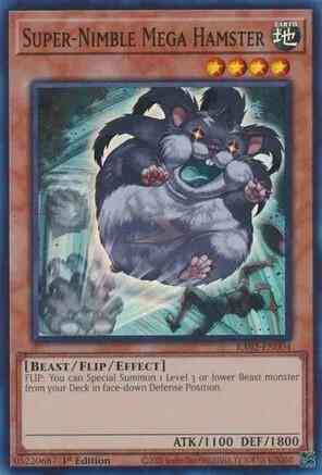 Super-Nimble Mega Hamster - RA02-EN004 - Super Rare - 1st Edition