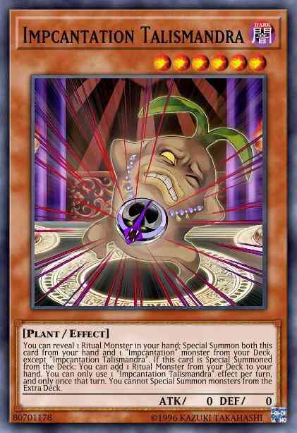 Impcantation Talismandra - MP19-EN084 - Super Rare - 1st Edition