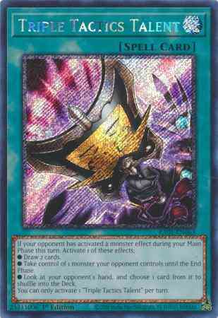 Triple Tactics Talent - RA01-EN063 - Platinum Secret Rare - 1st Edition