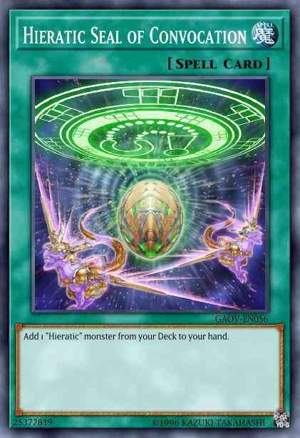 Hieratic Seal of Convocation - GAOV-EN056 - Rare - Unlimited