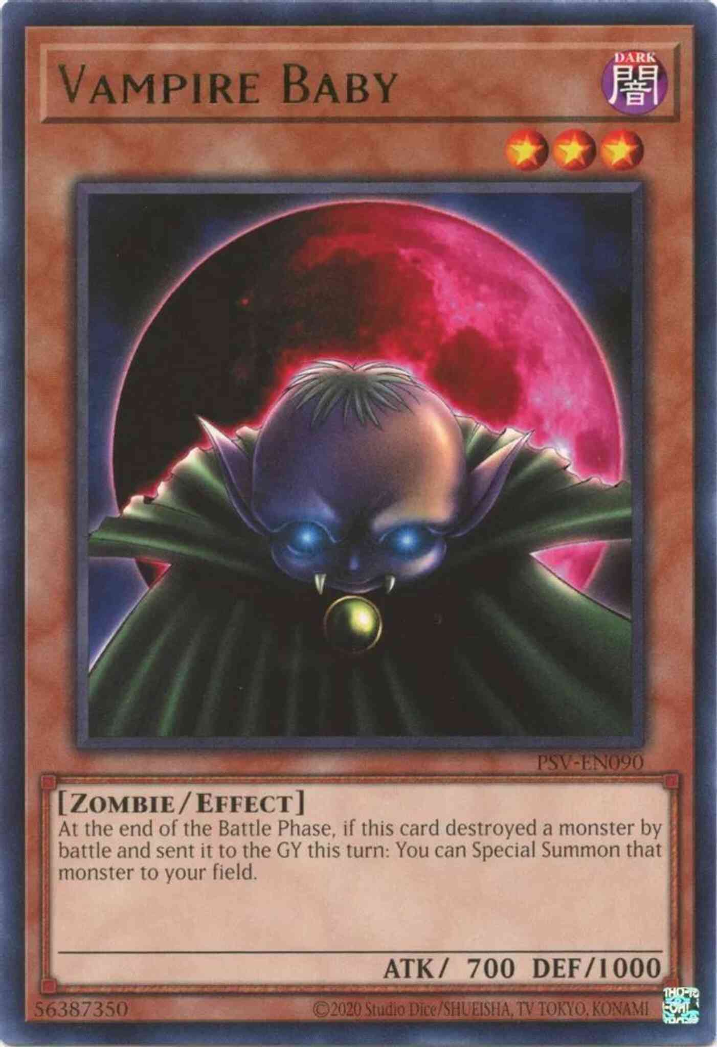 Vampire Baby - 25th Anniversary - PSV-EN090 - Rare - Unlimited