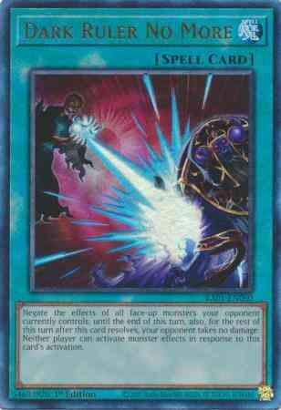 Dark Ruler No More - RA01-EN060 - Prismatic Ultimate Rare - 1st Edition