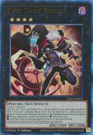 Time Thief Redoer - RA01-EN041 - Prismatic Ultimate Rare - 1st Edition