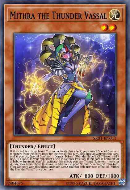 Mithra the Thunder Vassal - SR01-EN011 - Common - Unlimited