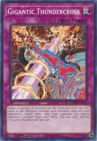 Gigantic Thundercross - PHHY-EN072 - Common - 1st Edition