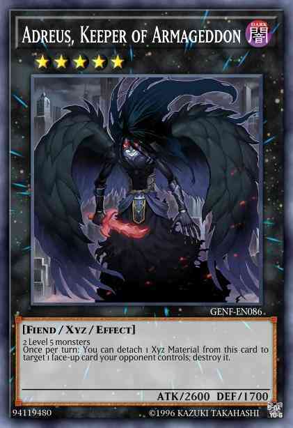 Adreus, Keeper of Armageddon - BP01-EN030 - Starfoil Rare - 1st Edition