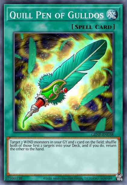Quill Pen of Gulldos - GENF-EN058 - Super Rare - Unlimited