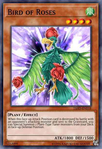 Bird of Roses - TSHD-EN018 - Super Rare - 1st Edition