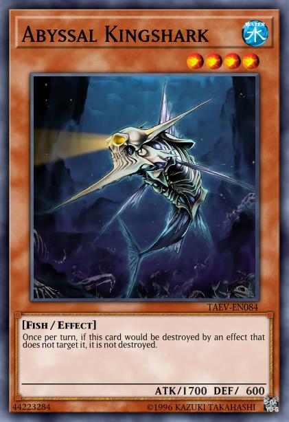 Abyssal Kingshark - TAEV-EN084 - Secret Rare - 1st Edition