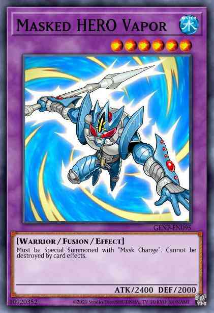 Masked HERO Vapor - TOCH-EN044 - Rare - 1st Edition