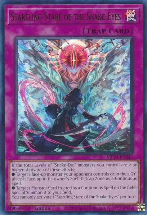 Startling Stare of the Snake-Eyes - MP24-EN243 - Ultra Rare - 1st Edition