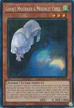 Ghost Mourner & Moonlit Chill - Alternate Art - RA02-EN015 - Prismatic Collector's Rare - 1st Edition